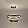 WOMO Tiered Black Rings Chandelier-WM2172 thumbnail