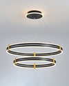 WOMO Tiered Black Rings Chandelier-WM2172 thumbnail