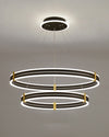 WOMO Tiered Black Rings Chandelier-WM2172 thumbnail