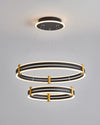 WOMO Tiered Black Rings Chandelier-WM2172 thumbnail