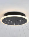 WOMO Tiered Black Rings Chandelier-WM2172 thumbnail