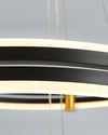 WOMO Tiered Black Rings Chandelier-WM2172 thumbnail