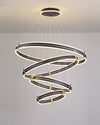 WOMO Tiered Black Rings Chandelier-WM2172 thumbnail
