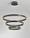 WOMO Tiered Black Rings Chandelier-WM2172 thumbnail