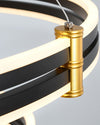 WOMO Tiered Black Rings Chandelier-WM2172 thumbnail