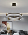 WOMO Tiered Black Rings Chandelier-WM2172 thumbnail