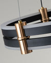WOMO Tiered Black Rings Chandelier-WM2172 thumbnail