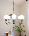 WOMO Glass Globe Black Arm Chandelier-WM2173 thumbnail