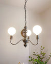 WOMO Glass Globe Black Arm Chandelier-WM2173 thumbnail