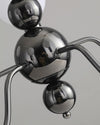 WOMO Glass Globe Black Arm Chandelier-WM2173 thumbnail