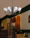 WOMO Glass Globe Black Arm Chandelier-WM2173 thumbnail