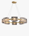 WOMO Textured Glass Round Chandelier-WM2174 thumbnail