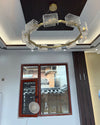 WOMO Textured Glass Round Chandelier-WM2174 thumbnail