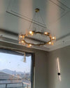 WOMO Textured Glass Round Chandelier-WM2174 thumbnail