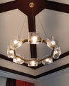 WOMO Textured Glass Round Chandelier-WM2174 thumbnail