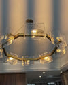 WOMO Textured Glass Round Chandelier-WM2174 thumbnail