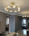WOMO Textured Glass Round Chandelier-WM2174 thumbnail