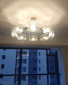 WOMO Textured Glass Round Chandelier-WM2174 thumbnail