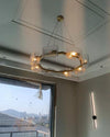 WOMO Textured Glass Round Chandelier-WM2174 thumbnail
