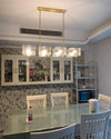 WOMO Textured Glass Linear Chandelier-WM2175 thumbnail