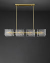 WOMO Textured Glass Linear Chandelier-WM2175 thumbnail