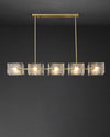 WOMO Textured Glass Linear Chandelier-WM2175 thumbnail