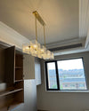 WOMO Textured Glass Linear Chandelier-WM2175 thumbnail
