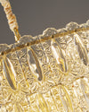 WOMO Textured Glass Tiered Chandelier-WM2177 thumbnail