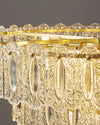 WOMO Textured Glass Tiered Chandelier-WM2177 thumbnail