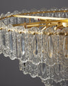 WOMO Textured Glass Tiered Chandelier-WM2177 thumbnail