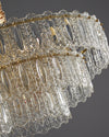 WOMO Textured Glass Tiered Chandelier-WM2177 thumbnail
