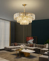 WOMO Textured Glass Tiered Chandelier-WM2177 thumbnail