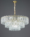 WOMO Textured Glass Tiered Chandelier-WM2177 thumbnail