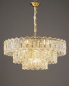 WOMO Textured Glass Tiered Chandelier-WM2177 thumbnail