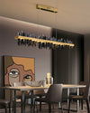 WOMO Iceberg Black Gold Linear Chandelier-WM2184 thumbnail