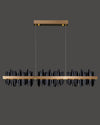 WOMO Iceberg Black Gold Linear Chandelier-WM2184 thumbnail