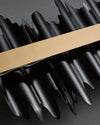 WOMO Iceberg Black Gold Linear Chandelier-WM2184 thumbnail