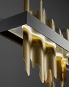 WOMO Iceberg Black Gold Linear Chandelier-WM2184 thumbnail