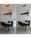 WOMO Iceberg Black Gold Linear Chandelier-WM2184 thumbnail