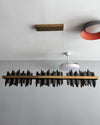 WOMO Iceberg Black Gold Linear Chandelier-WM2184 thumbnail