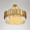 WOMO Gold Round Crystal Prism Chandelier-WM2185a thumbnail