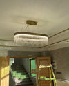 WOMO Glass Rods Round Chandelier-WM2186 thumbnail