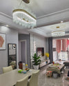 WOMO Glass Rods Round Chandelier-WM2186 thumbnail