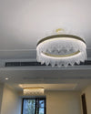WOMO Glass Rods Round Chandelier-WM2186 thumbnail