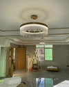 WOMO Glass Rods Round Chandelier-WM2186 thumbnail