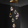 WOMO Rock Crystal Rain Chandelier-WM2189 thumbnail