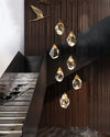 WOMO Rock Crystal Rain Chandelier-WM2189 thumbnail
