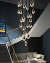 WOMO Rock Crystal Rain Chandelier-WM2189 thumbnail