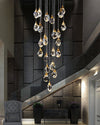 WOMO Rock Crystal Rain Chandelier-WM2189 thumbnail