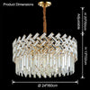 WOMO Shield Crystal Round Chandelier-WM2190 thumbnail